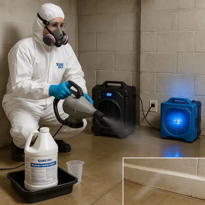 Sanitization and Odor Removal process in McGovern, PA