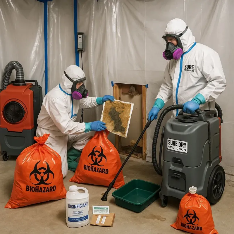 Contaminated Water Handling Protocols process in McGovern, PA