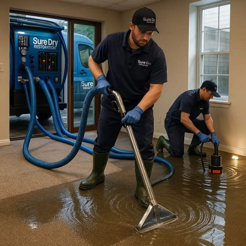Water Extraction and Removal process in McGovern, PA